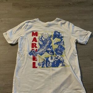 Marvel White Graphic T-Shirt for boys